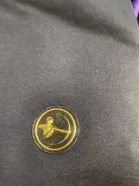 metallic sticker
