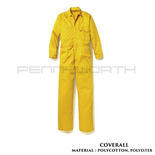 Yellow Coverall Safety Uniform