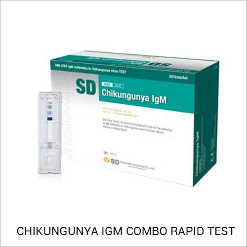 Plastic Chikungunya Igm Combo Rapid Test