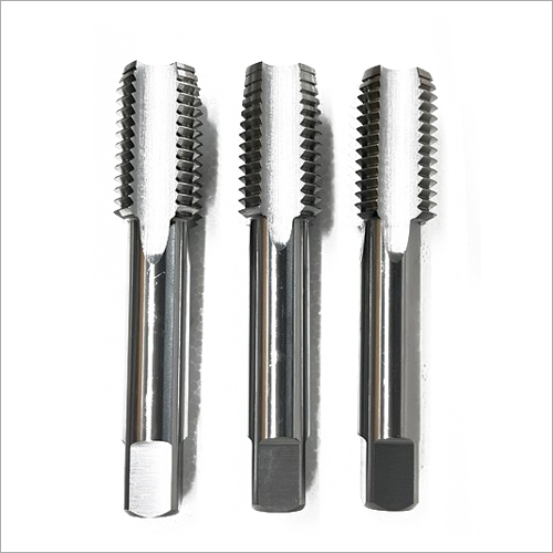 HSS Tap Set - High Speed Steel, Round Shape, Silver Finish | Industrial Usage for Precision Machining Tasks