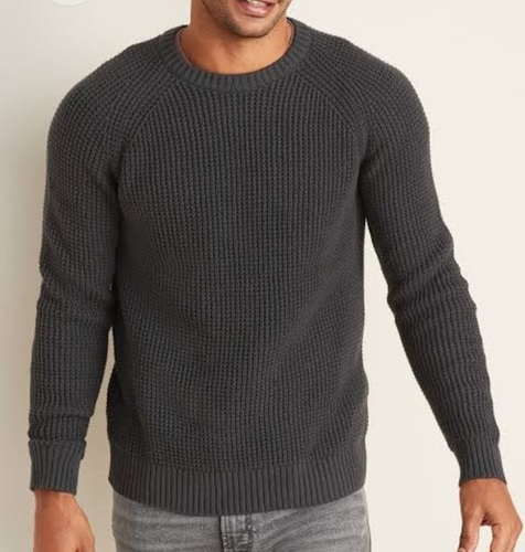 Mens round neck sweathirt