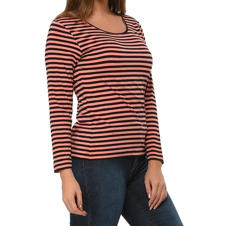Multiple Ladies Striped T Shirt