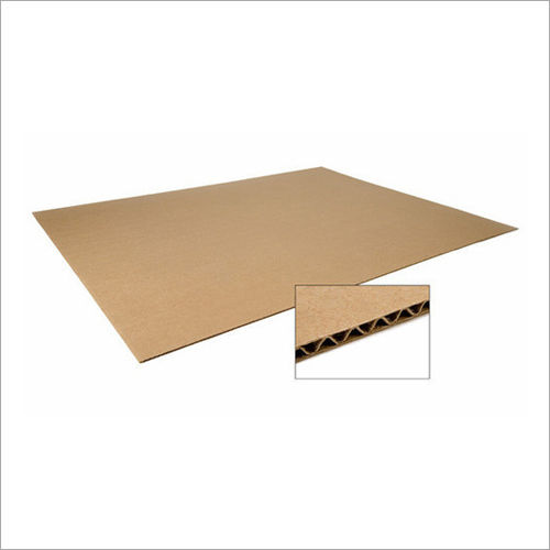 Corrugated Cardboard Sheet - Color: Brown