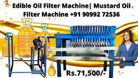 Mustard Oil Filter Machine