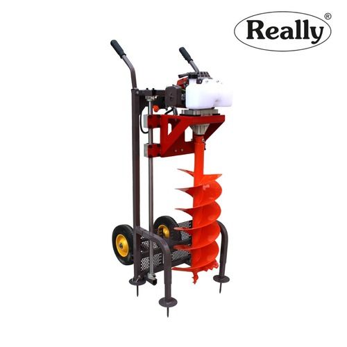 REALLY 63CC HAND TROLLEY TYPE EARTH AUGER MACHINE