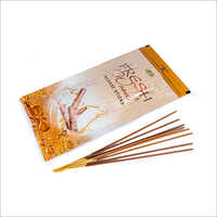 Fresh Wood Incense Sticks - Bamboo Stick, Round Shape | Indian Incense For Spiritual Focus, Meditation, And Religious Practices