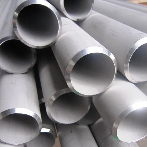 Silver Stainless Steel Seamless Pipe