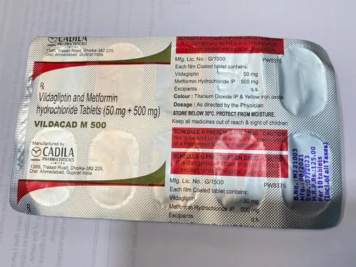 Vildagliptin 50 Mg