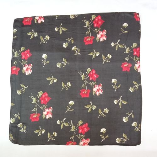 Silk Printed Square Bandana