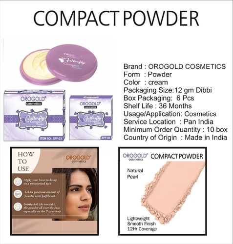 Butterfly Face Compact Powder By YASH LIFESCIENCES PRIVATE LIMITED