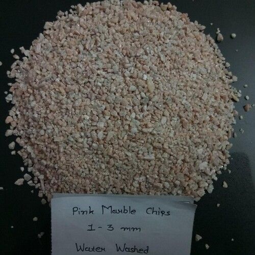 Rojo and rosa pink marble chips with water wash high demanded product