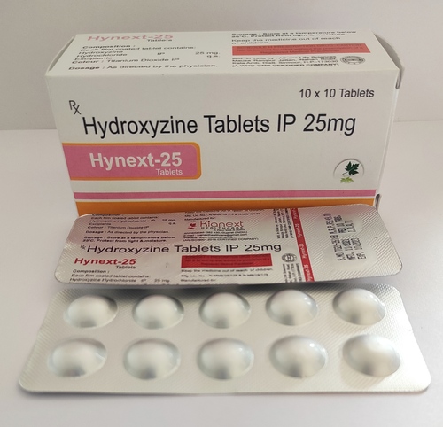 Hynext Hydroxyzine 25Mg Tablet General Medicines