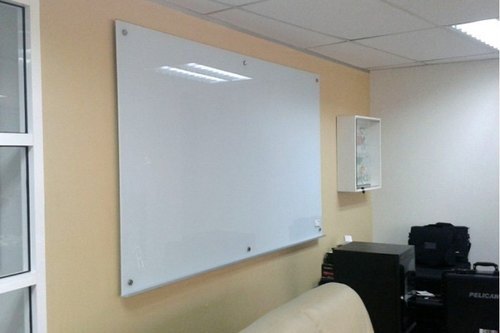 Glass Writing Board - Durable Tempered Glass, 1000mm Capacity | Ideal for Industrial and Commercial Applications, Sleek Design