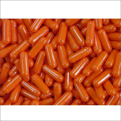 Orange Empty Hard Gelatin Capsules