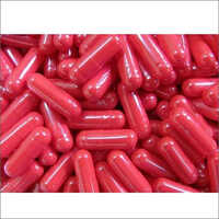 Red Empty Gelatin Capsules