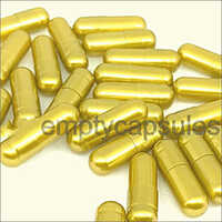 Golden Color Hard Gelatin Empty Capsules