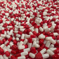 Red And White Empty Hard Gelatin Capsules