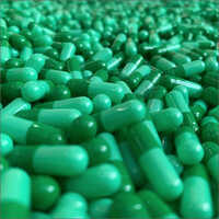 Dark And Light Green Empty Hard Gelatin Capsules