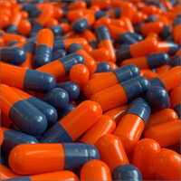 Blue And Orange Empty Hard Gelatin Capsules