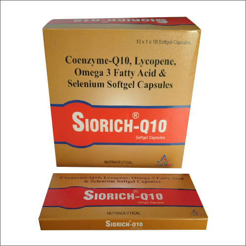 Coenzyme Q10 Lycopene Omega 3 Fatty Acid And Selenium Softgel Capsules