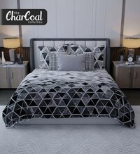The Charcoal Collection pure cotton bed sheet