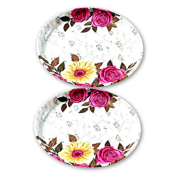 Flower Design Dinner Plates