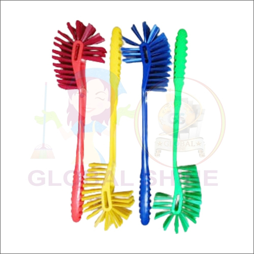 Double Sided Plastic Toilet Brush