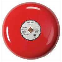 Mild Steel Fire Alarm Bell - Metal | Red Color, Industrial Application, Includes Warranty