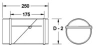 Backdraft Damper/Gravity damper(Circular/ Round Type)