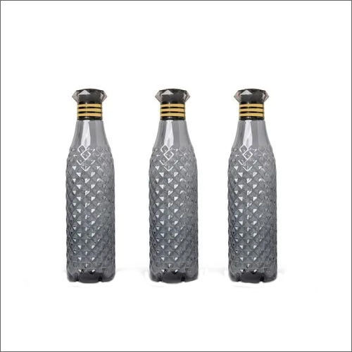 Insulated Plastic Water Bottle Diamond Shape 3 Piece Set