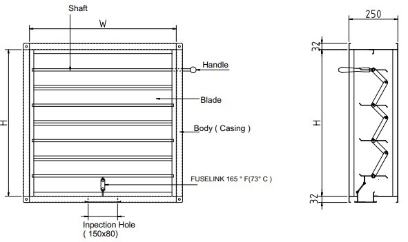Fire Damper (Square Type)