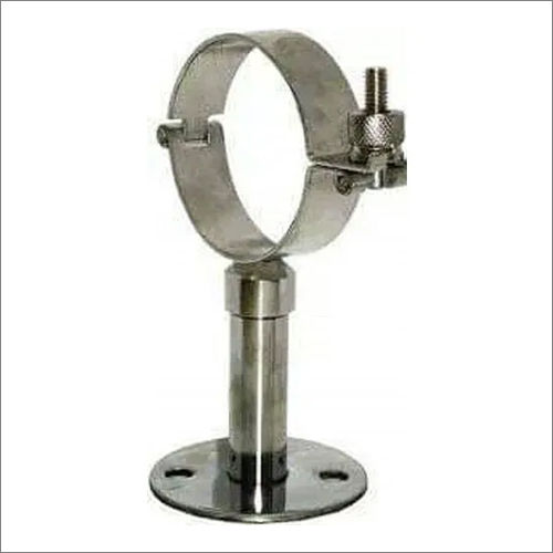 Silver Stainless Steel Pipe Holding Clamp