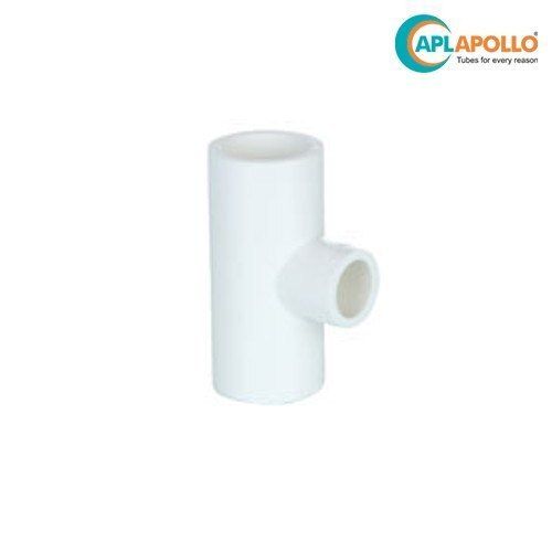 White Upvc Reducing Tee Sch-80