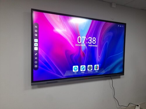 Black Interactive Flat Panel Display