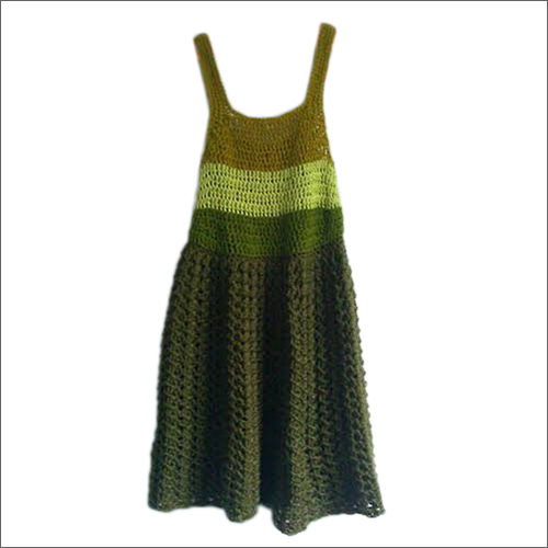 Indian Ladies Crochet Long Dress