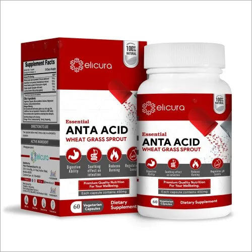 Elicura Anta Acid Herbal Capsules (60 Veg Capsules)