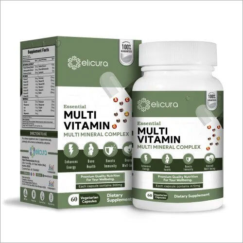 Multivitamin Capsules - Elicura Multi Vitamin (60 Veg Caps)