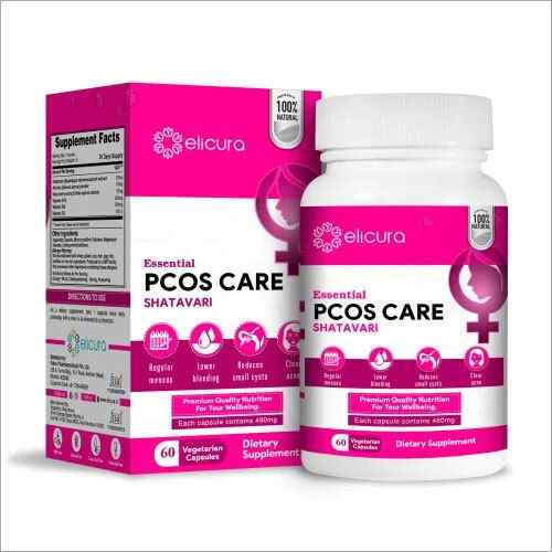 Pcos Care - Elicura - PCOS Care For Women (60 Veg Capsules)