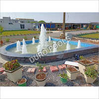 Geyser Jet Fountain - Fiberglass, Customizable Dimensions | High-performance Water Pump, Adjustable Nozzles, Remote Control, Led Lighting, Professional Installation
