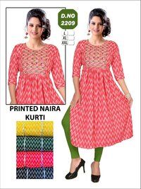 rayon nyra cut kurti