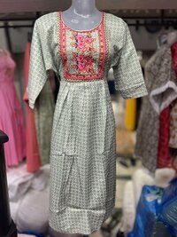 rayon nyra cut kurti