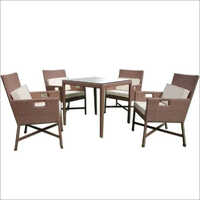 Garden Rattan Dining Set No Assembly Required