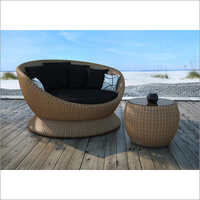 Rattan Furniture Outdoor Sectional Daybed Application: Swimming Pool