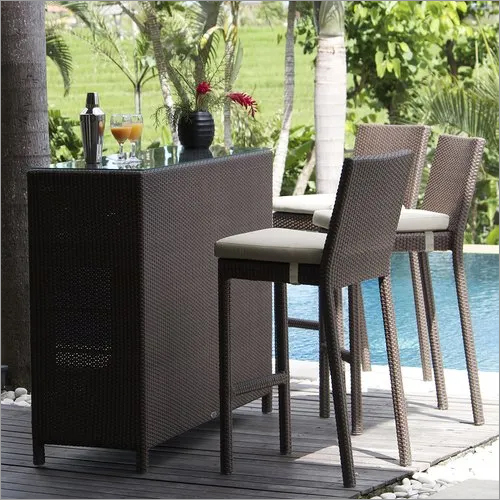 Luxury Outdoor Bar Chair No Assembly Required