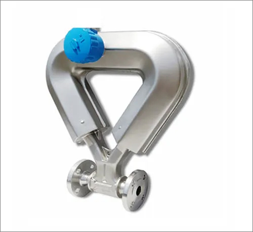 Coriolis Mass Flowmeter - Metal Construction, Digital Display | Industrial Usage, Silver Finish, Power Supply Equipped