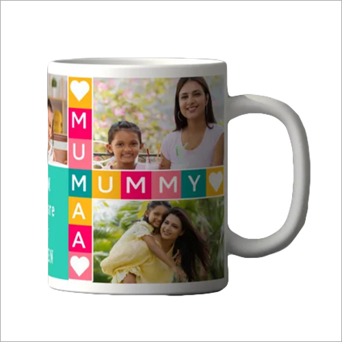 Sublimation Family Printing Mug - Glass Material Cylindrical Shape White Color | Perfect for Personal Use and Coffee Enjoyment