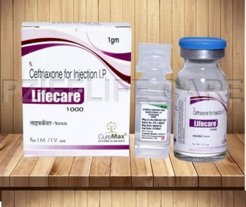 Liquid Ceftriaxone For Injection LIFECARE 1000MG