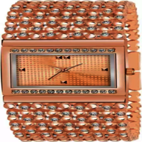 Metal Strap Bracelet Analog Watch
