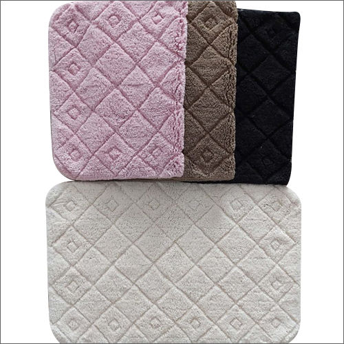 Multicolour Cotton Tuffted Bathrugs