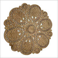 Floral Design Jute Braided Carpets Easy To Clean